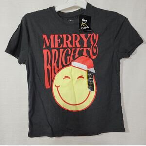 Merry and bright Christmas shirt kids Small 6-7